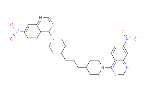CAS No. 52791-15-8, 1,3-Bis(1-(7-nitroquinazolin-4-yl)piperidin-4-yl)propane