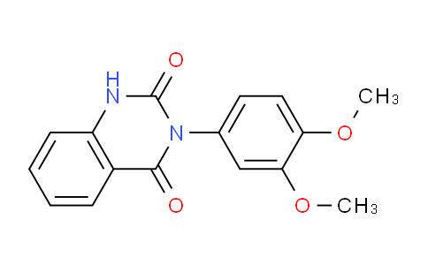 CAS No. 531503-97-6, 3-(3,4-Dimethoxyphenyl)quinazoline-2,4(1H,3H)-dione