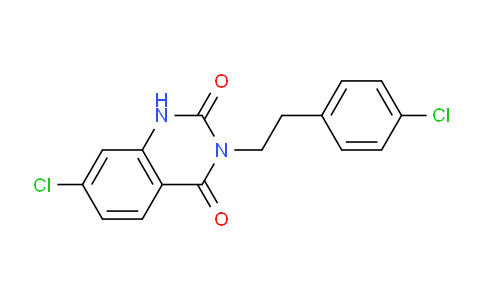 CAS No. 531504-01-5, 7-Chloro-3-(4-chlorophenethyl)quinazoline-2,4(1H,3H)-dione