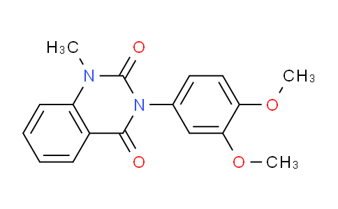 CAS No. 531504-03-7, 3-(3,4-Dimethoxyphenyl)-1-methylquinazoline-2,4(1H,3H)-dione