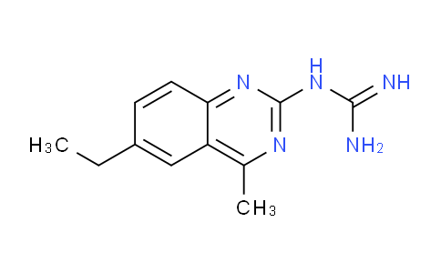 CAS No. 5361-25-1, 1-(6-Ethyl-4-methylquinazolin-2-yl)guanidine