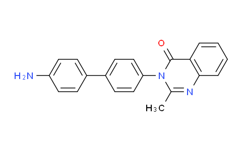 CAS No. 5395-37-9, 3-(4'-Amino-[1,1'-biphenyl]-4-yl)-2-methylquinazolin-4(3H)-one