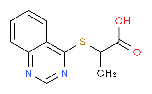 CAS No. 546062-56-0, 2-(Quinazolin-4-ylthio)propanoic acid