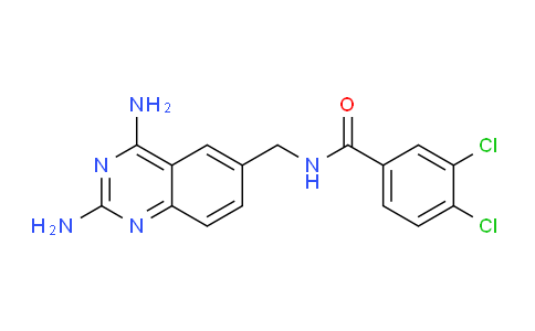 CAS No. 55096-65-6, 3,4-Dichloro-N-((2,4-diaminoquinazolin-6-yl)methyl)benzamide
