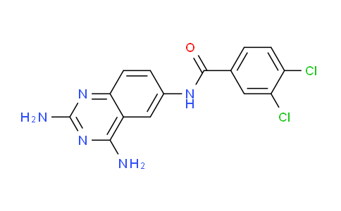 CAS No. 55096-68-9, 3,4-Dichloro-N-(2,4-diaminoquinazolin-6-yl)benzamide