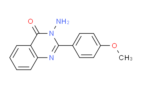 CAS No. 55390-99-3, 3-Amino-2-(4-methoxyphenyl)quinazolin-4(3H)-one