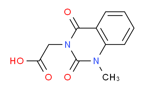 CAS No. 55558-97-9, 2-(1-Methyl-2,4-dioxo-1,2-dihydroquinazolin-3(4H)-yl)acetic acid