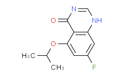 CAS No. 557771-28-5, 7-Fluoro-5-isopropoxyquinazolin-4(1H)-one