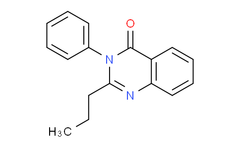 CAS No. 5605-26-5, 3-Phenyl-2-propylquinazolin-4(3H)-one