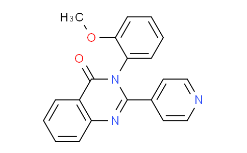 CAS No. 56478-57-0, 3-(2-Methoxyphenyl)-2-(pyridin-4-yl)quinazolin-4(3H)-one