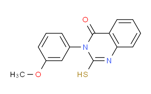 CAS No. 56671-19-3, 2-Mercapto-3-(3-methoxyphenyl)quinazolin-4(3H)-one