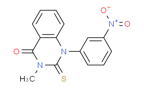 CAS No. 56739-41-4, 3-Methyl-1-(3-nitrophenyl)-2-thioxo-2,3-dihydroquinazolin-4(1H)-one