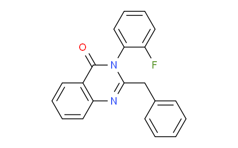 CAS No. 58539-38-1, 2-Benzyl-3-(2-fluorophenyl)quinazolin-4(3H)-one