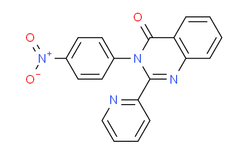 CAS No. 58668-46-5, 3-(4-Nitrophenyl)-2-(pyridin-2-yl)quinazolin-4(3H)-one