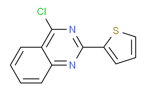 CAS No. 59455-95-7, 4-Chloro-2-(thiophen-2-yl)quinazoline