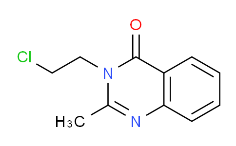 CAS No. 59760-87-1, 3-(2-Chloroethyl)-2-methylquinazolin-4(3H)-one