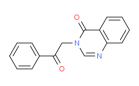 CAS No. 60007-51-4, 3-(2-Oxo-2-phenylethyl)quinazolin-4(3H)-one