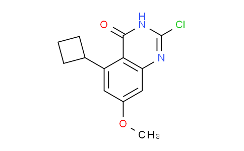 CAS No. 601514-54-9, 2-Chloro-5-cyclobutyl-7-methoxyquinazolin-4(3H)-one
