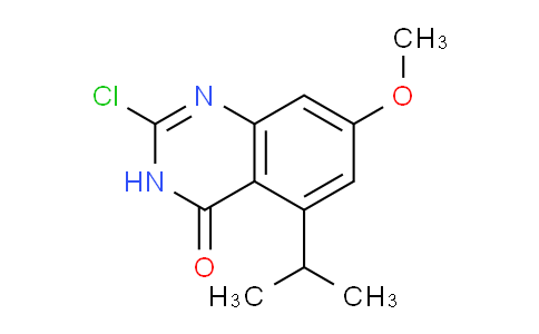 CAS No. 601516-82-9, 2-Chloro-5-isopropyl-7-methoxyquinazolin-4(3H)-one