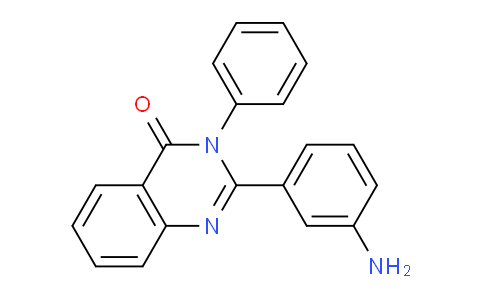 CAS No. 60498-38-6, 2-(3-Aminophenyl)-3-phenylquinazolin-4(3H)-one