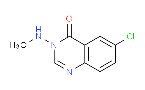 CAS No. 60512-87-0, 6-Chloro-3-(methylamino)quinazolin-4(3H)-one