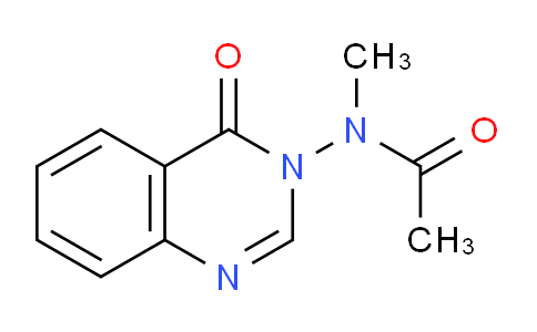 CAS No. 60512-92-7, N-Methyl-N-(4-oxoquinazolin-3(4H)-yl)acetamide