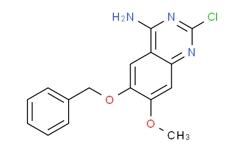 CAS No. 60548-02-9, 6-(Benzyloxy)-2-chloro-7-methoxyquinazolin-4-amine