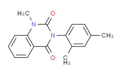 CAS No. 60942-80-5, 3-(2,4-Dimethylphenyl)-1-methylquinazoline-2,4(1H,3H)-dione