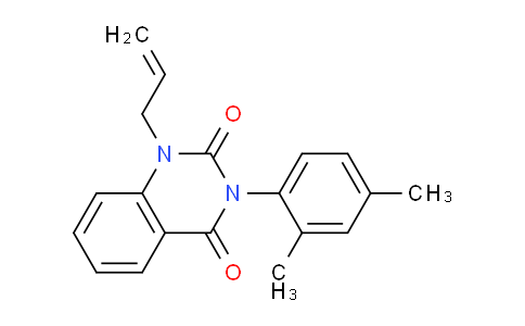 CAS No. 60942-83-8, 1-Allyl-3-(2,4-dimethylphenyl)quinazoline-2,4(1H,3H)-dione