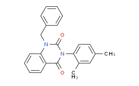 CAS No. 60942-87-2, 1-Benzyl-3-(2,4-dimethylphenyl)quinazoline-2,4(1H,3H)-dione