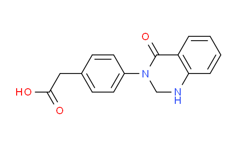 CAS No. 61126-68-9, 2-(4-(4-Oxo-1,2-dihydroquinazolin-3(4H)-yl)phenyl)acetic acid