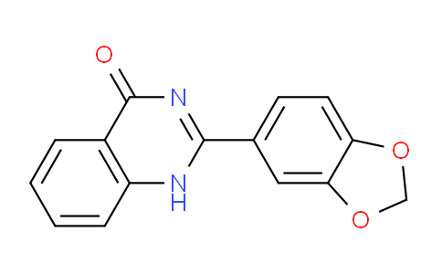 CAS No. 61195-11-7, 2-(Benzo[d][1,3]dioxol-5-yl)quinazolin-4(1H)-one