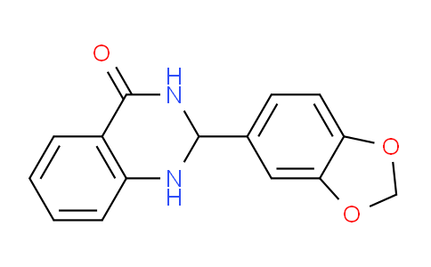 CAS No. 61195-17-3, 2-(Benzo[d][1,3]dioxol-5-yl)-2,3-dihydroquinazolin-4(1H)-one