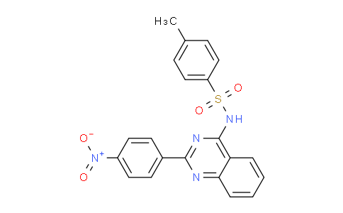 CAS No. 61335-57-7, 4-Methyl-N-(2-(4-nitrophenyl)quinazolin-4-yl)benzenesulfonamide