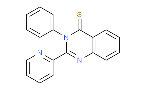 CAS No. 61351-63-1, 3-Phenyl-2-(pyridin-2-yl)quinazoline-4(3H)-thione
