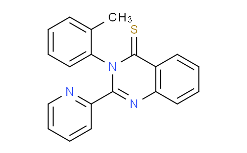 CAS No. 61351-64-2, 2-(Pyridin-2-yl)-3-(o-tolyl)quinazoline-4(3H)-thione