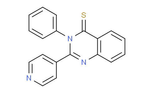 CAS No. 61351-67-5, 3-Phenyl-2-(pyridin-4-yl)quinazoline-4(3H)-thione