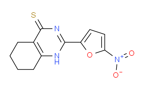 CAS No. 61378-93-6, 2-(5-Nitrofuran-2-yl)-5,6,7,8-tetrahydroquinazoline-4(1H)-thione