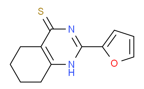 CAS No. 61431-39-8, 2-(Furan-2-yl)-5,6,7,8-tetrahydroquinazoline-4(1H)-thione