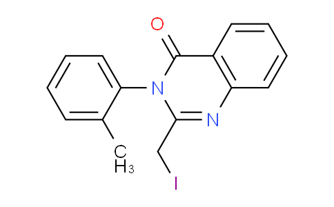 CAS No. 61554-53-8, 2-(Iodomethyl)-3-(o-tolyl)quinazolin-4(3H)-one