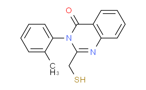 CAS No. 61555-13-3, 2-(Mercaptomethyl)-3-(o-tolyl)quinazolin-4(3H)-one