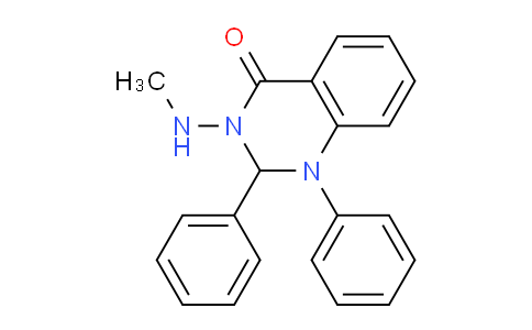CAS No. 61573-11-3, 3-(Methylamino)-1,2-diphenyl-2,3-dihydroquinazolin-4(1H)-one