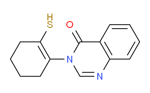 CAS No. 61603-91-6, 3-(2-Mercaptocyclohex-1-en-1-yl)quinazolin-4(3H)-one