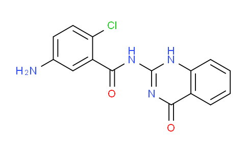 CAS No. 61613-50-1, 5-Amino-2-chloro-N-(4-oxo-1,4-dihydroquinazolin-2-yl)benzamide
