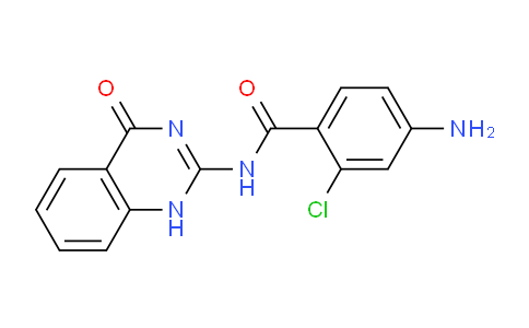 CAS No. 61613-51-2, 4-Amino-2-chloro-N-(4-oxo-1,4-dihydroquinazolin-2-yl)benzamide