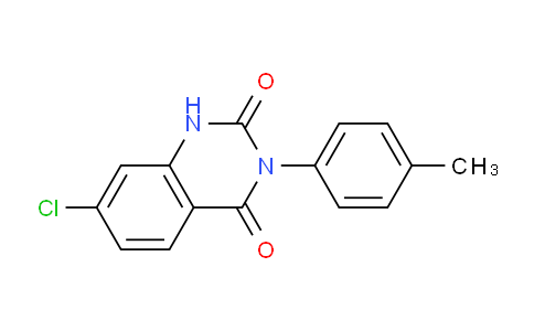 CAS No. 61680-17-9, 7-Chloro-3-(p-tolyl)quinazoline-2,4(1H,3H)-dione