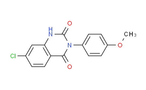 CAS No. 61680-18-0, 7-Chloro-3-(4-methoxyphenyl)quinazoline-2,4(1H,3H)-dione