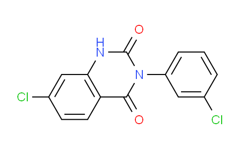 CAS No. 61680-22-6, 7-Chloro-3-(3-chlorophenyl)quinazoline-2,4(1H,3H)-dione
