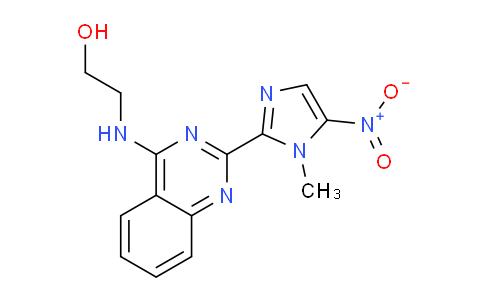 CAS No. 61717-19-9, 2-((2-(1-Methyl-5-nitro-1H-imidazol-2-yl)quinazolin-4-yl)amino)ethanol