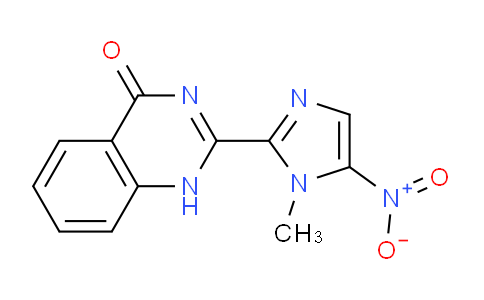 CAS No. 61717-33-7, 2-(1-Methyl-5-nitro-1H-imidazol-2-yl)quinazolin-4(1H)-one